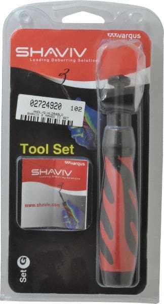 Hand Deburring Tool Set: 4 Pc, High Speed Steel MPN:155-90074