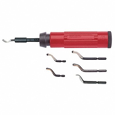 Deburring Tool Set Holds Both B E Blades MPN:155-29178