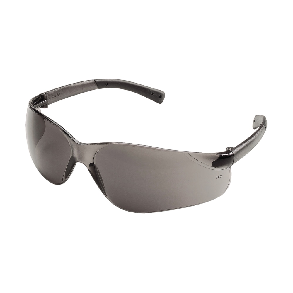 Crews BearKat Safety Glasses, Wraparound, Gray Lens (Min Order Qty 28) MPN:135-BK112