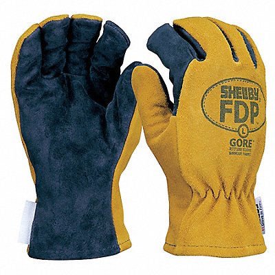 Firefighters Gloves M Pigskin Lthr PR MPN:5226M