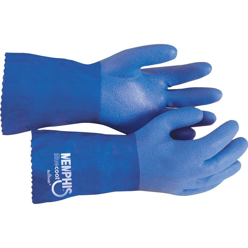 R3 Safety Blue Coat Seamless Gloves, Blue (Min Order Qty 8) MPN:6632L