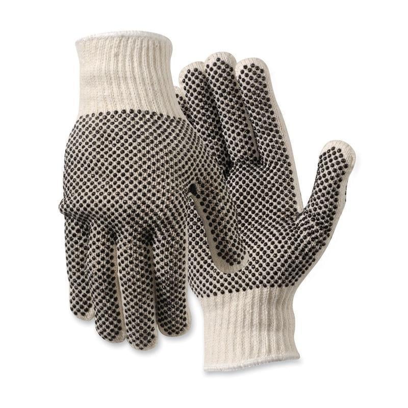 North Safety Poly/Cotton Gloves, Large, White (Min Order Qty 31) MPN:9660LM