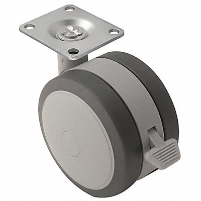 Swivel Plate Caster Wheel Dia 3 7/8 in MPN:PSF100120GR-B