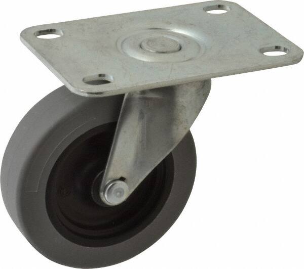 Swivel Top Plate Caster: Polyurethane, 3