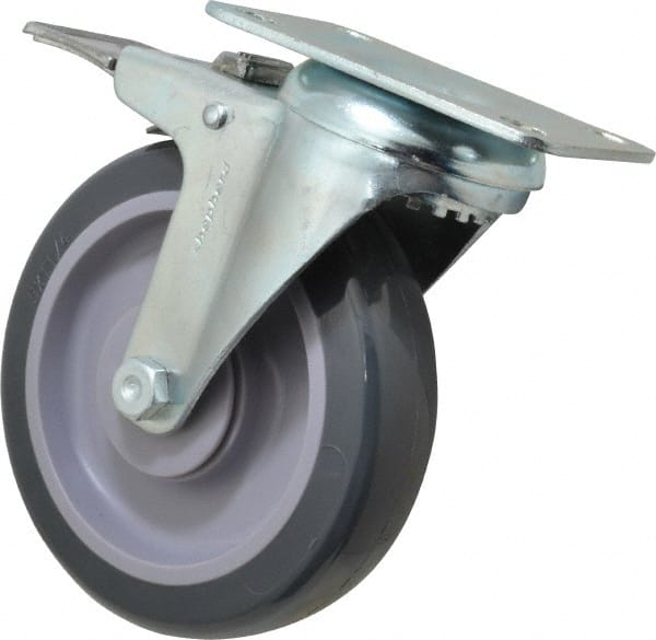 Swivel Top Plate Caster: Polyurethane, 5