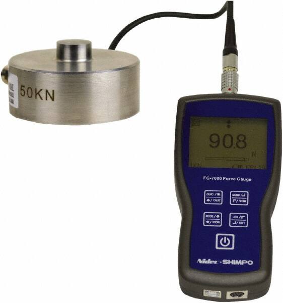 Digital Force Gage: 44,000 lb Capacity MPN:FG-7000L-R-200