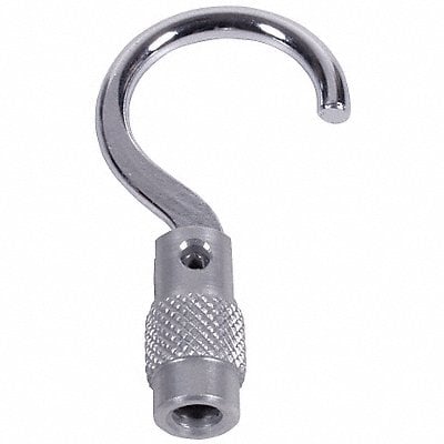 Aluminum Large Hook 20 lb Cap M6 thread MPN:FG-M6HKL-AL