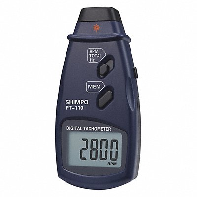 Tachometer 5 Digit LCD 1.6 ft Distnce MPN:PT-110