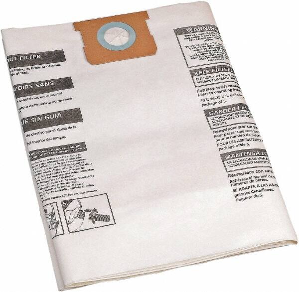 Pack of (3) 15-22 Gal Paper Vacuum Bags MPN:9066333