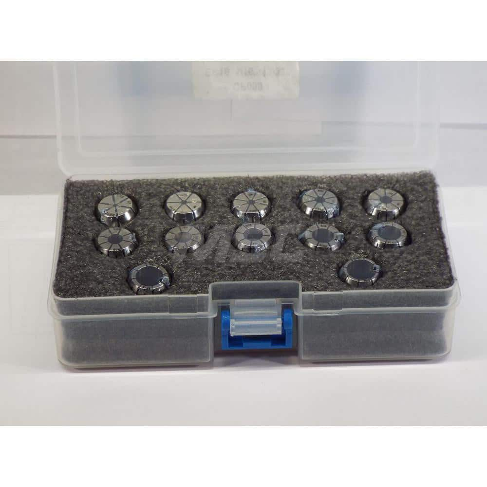 Collet Set: 12 Pc, Series ER16, 13/32