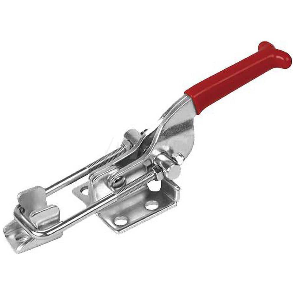 Pull-Action Latch Clamp: Vertical, 700 lb, U-Hook, Flanged Base MPN:40200