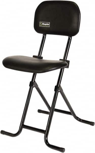 Sit-Stand Stool: Vinyl, 18