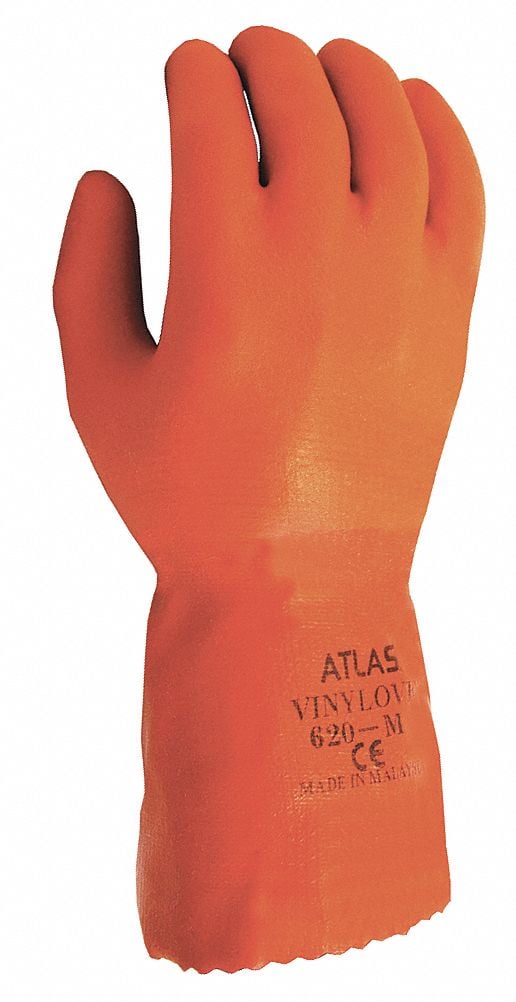 Chemical Resistant Gloves Orange Sz S PR MPN:620S-07