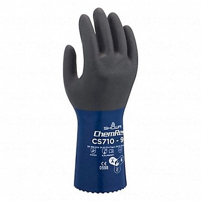 Glove Chemical Resistat Seamless Knit PR MPN:CS710L-09-V