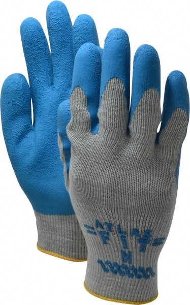 General Purpose Work Gloves: Medium, Rubber Coated, Cotton MPN:300M-08