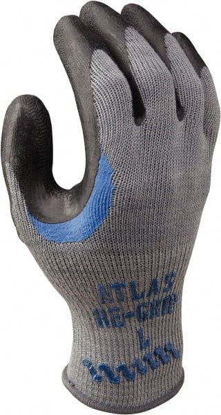 General Purpose Work Gloves: Medium, Latex Coated, Cotton MPN:330M-08