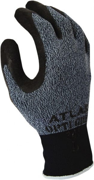 General Purpose Work Gloves: X-Large, Rubber Coated, Nylon MPN:341XL-09