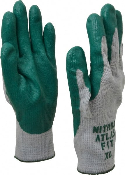 General Purpose Work Gloves: X-Large, Nitrile Coated, Cotton & Polyester MPN:350XL-10