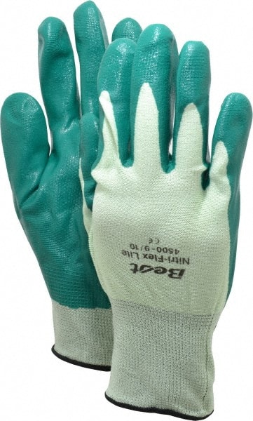 General Purpose Work Gloves: X-Large, Nitrile Coated, Nylon MPN:4500-10