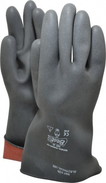 Chemical Resistant Gloves: 2X-Large, 40 mil Thick, Latex, Unsupported MPN:55-11