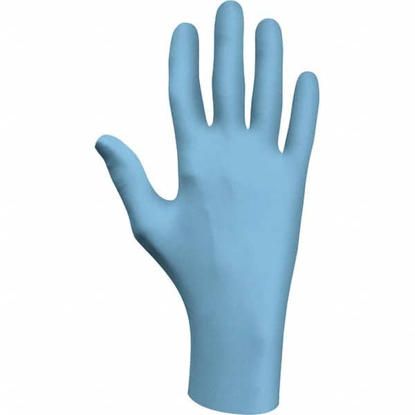 Disposable Gloves: Small, 2.5 mil Thick, Nitrile-Coated, Nitrile, Industrial Grade MPN:7502PFS