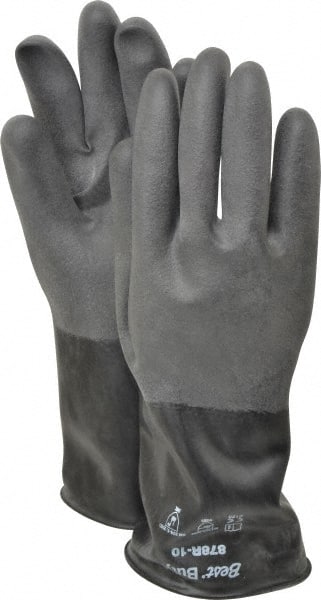 Chemical Resistant Gloves: X-Large, 25 mil Thick, Butyl, Unsupported MPN:878R-10