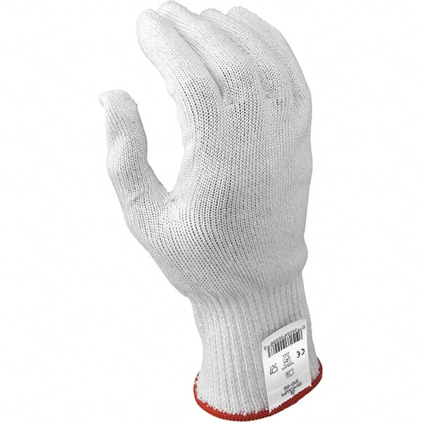 Cut & Puncture-Resistant Gloves: Size Medium, ANSI Cut A6, ANSI Puncture 3, Stainless Steel Lined, Fiberglass, HPPE & Stainless Steel MPN:910-08