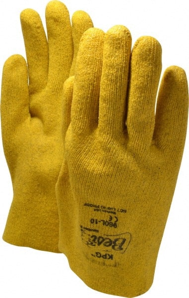 General Purpose Work Gloves: Large, Polyvinylchloride & Vinyl Coated, Cotton MPN:960L-10