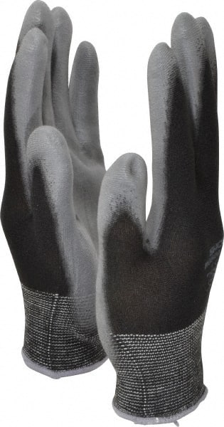 General Purpose Work Gloves: Medium, Polyurethane Coated, Nylon MPN:BO500B-M