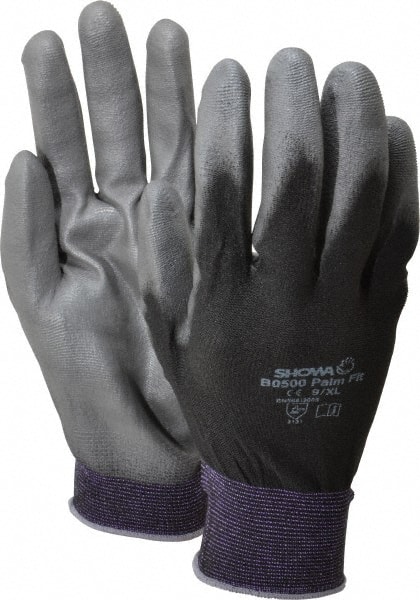 General Purpose Work Gloves: X-Large, Polyurethane Coated, Nylon MPN:BO500B-XL