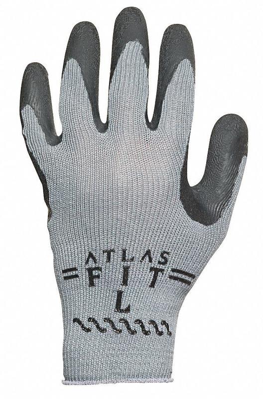 Coated Gloves Blk/Gry L VF 3NGX7 PR MPN:300BL-09