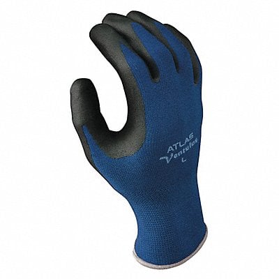 Coated Gloves Black/Blue L PR MPN:380L-08-V