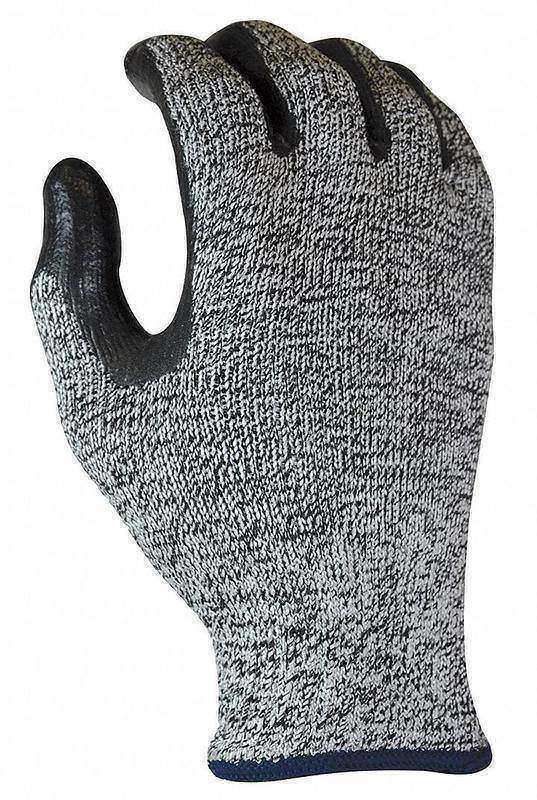 H7936 Coated Gloves Black/Gray 8 PR MPN:430-08