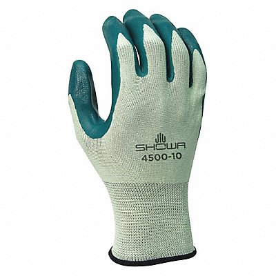 Coated Gloves Green 8 PR MPN:4500-08-V