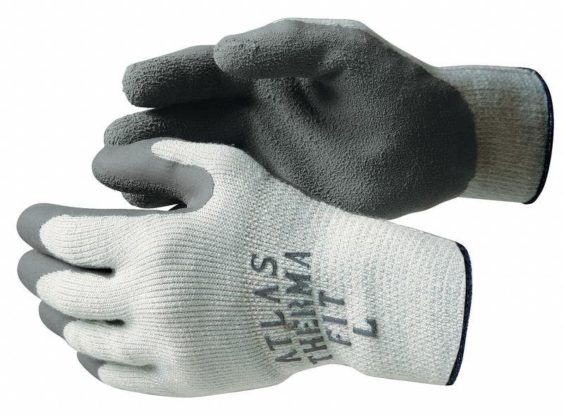 Coated Gloves Gray/White L PR MPN:451L-09