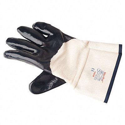 Coated Gloves Navy White 8 PR MPN:7066-08