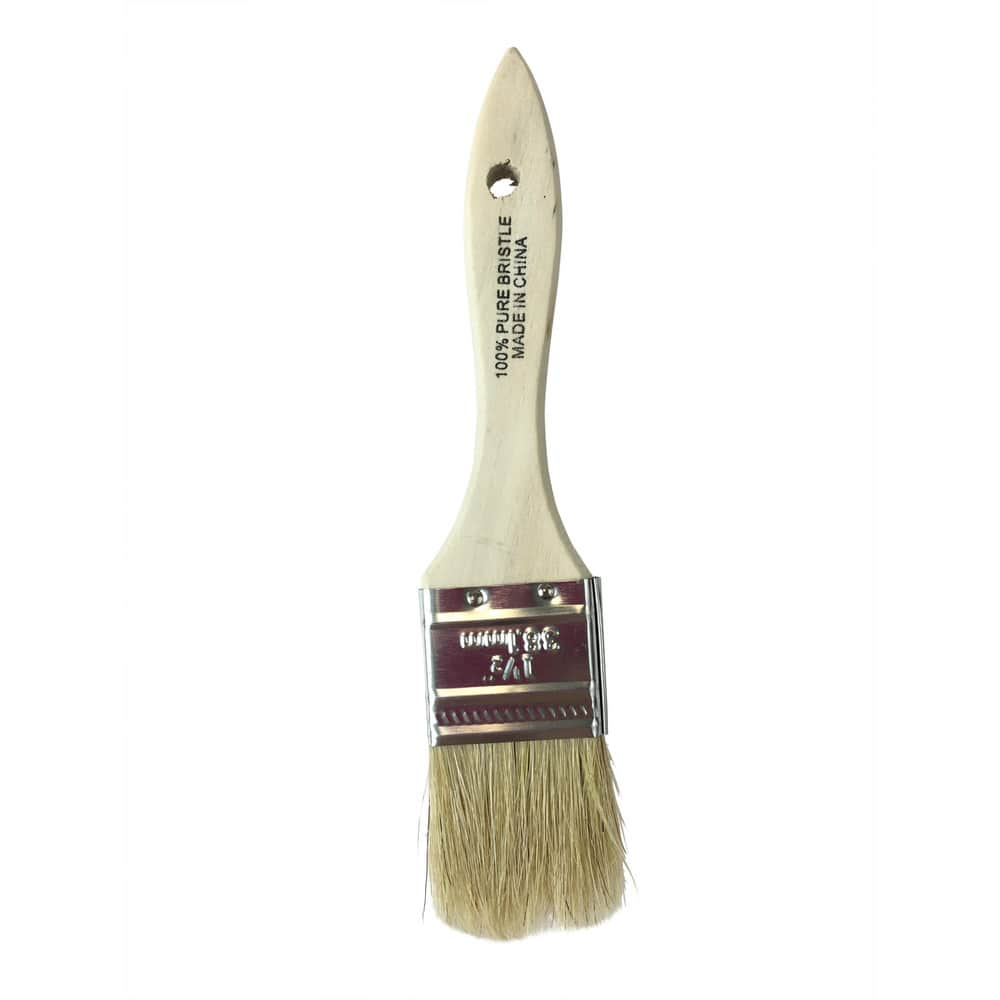 Paint Brush: Natural Bristle, Natural Bristle MPN:50010