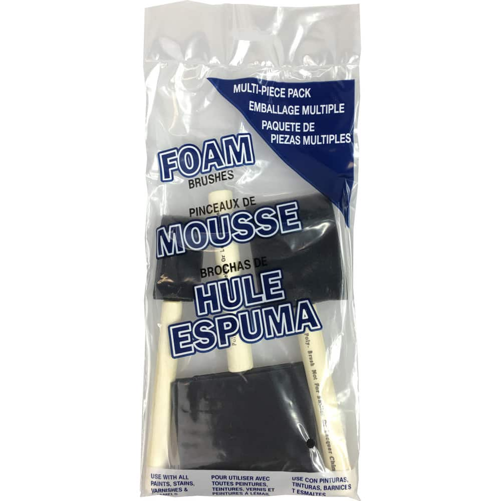 Paint Brush: Foam, Synthetic Bristle MPN:ET51007