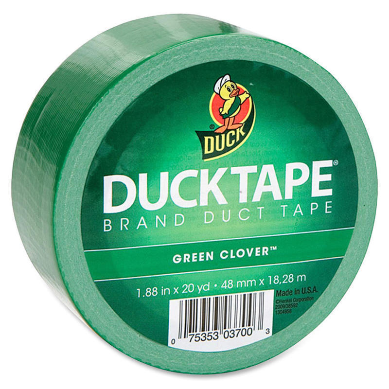 Duck Brand Brand Color Duct Tape - 20 yd Length x 1.88in Width - For Repairing, Color Coding, Packing, Crafting - 1 / Roll - Green (Min Order Qty 8) MPN:1304968RL