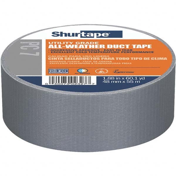 Duct Tape: 48 mm Wide, 7 mil Thick, Polyethylene MPN:152300