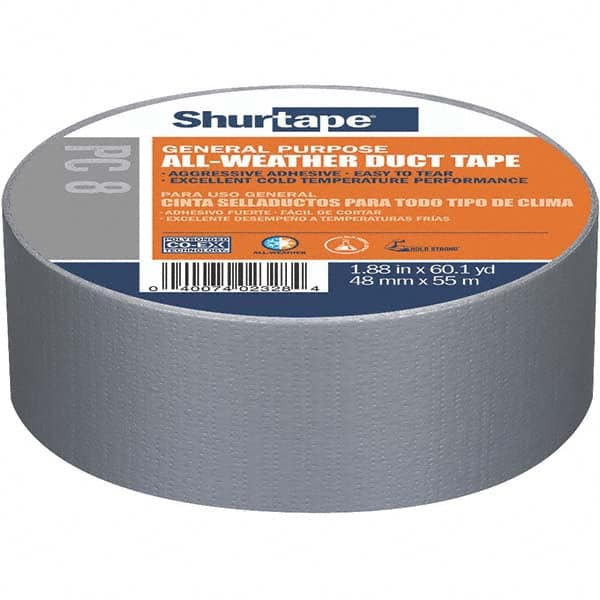 Duct Tape: 48 mm Wide, 8 mil Thick, Polyethylene MPN:152303