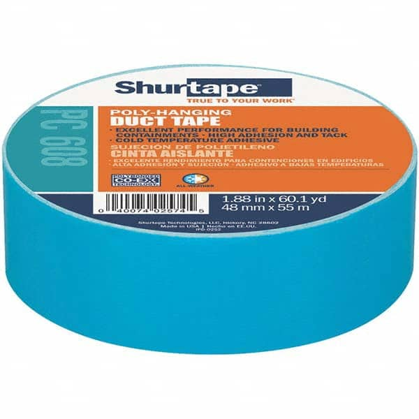 Duct Tape: 48 mm Wide, 9 mil Thick, Polyethylene MPN:152494