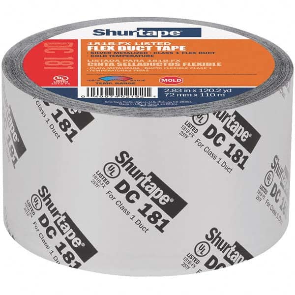 Silver Polyethylene Film Foil Tape: 2.7 mil Thick MPN:207113