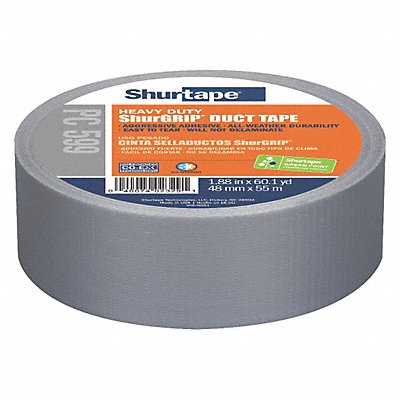 Duct Tape Silver 1 7/8inx60yd 9 mil PK24 MPN:PC 009 SIL-48mm x 55m-24 rls/cs