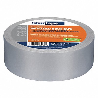 Duct Tape Metalized Silver 1 7/8inx60yd MPN:SF 682