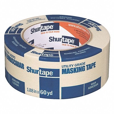 Masking Tape 1 7/8 W 60 yd L Tan MPN:CP 83