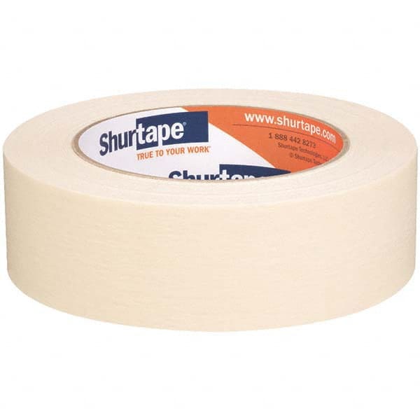 Masking Tape: 36 mm Wide, 55 m Long, 4.6 mil Thick, Natural & Tan MPN:100567