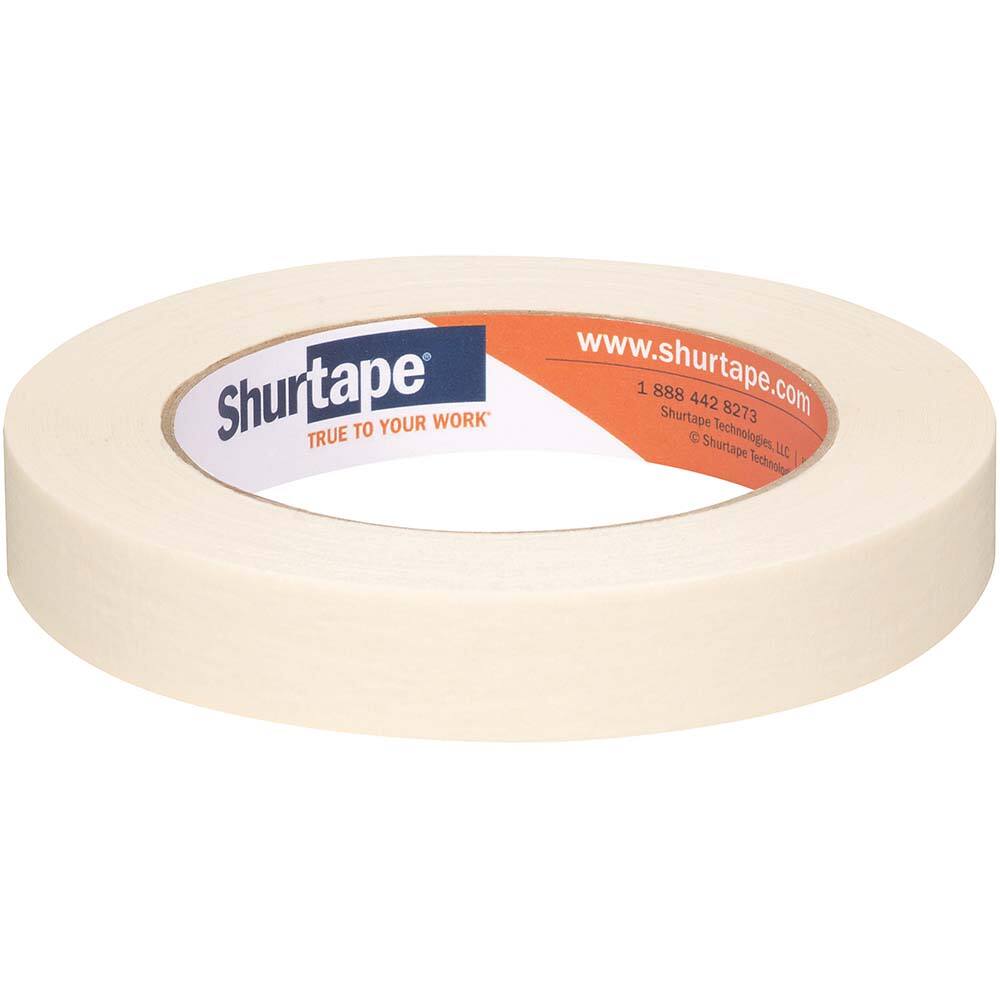 Masking Tape: 18 mm Wide, 60 yd Long, 4.8 mil Thick, Natural & Tan MPN:101052