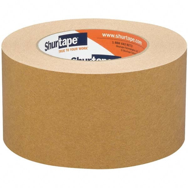 Masking Tape: 72 mm Wide, 55 m Long, 6.5 mil Thick, Brown MPN:104663