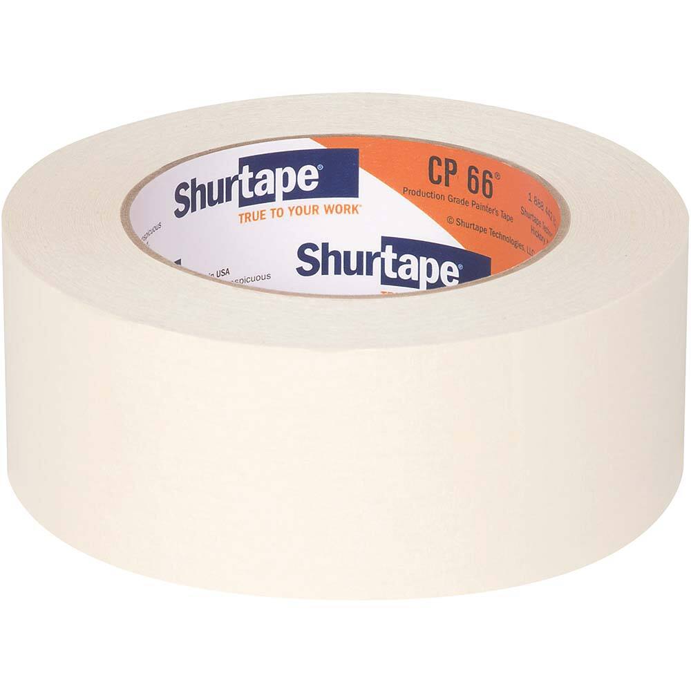 Masking Tape: 48 mm Wide, 60 yd Long, 5.2 mil Thick, Natural & Tan MPN:132716